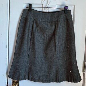 The Limited Skirt  Espresso Dark Brown (almost black) and Blue Size 6